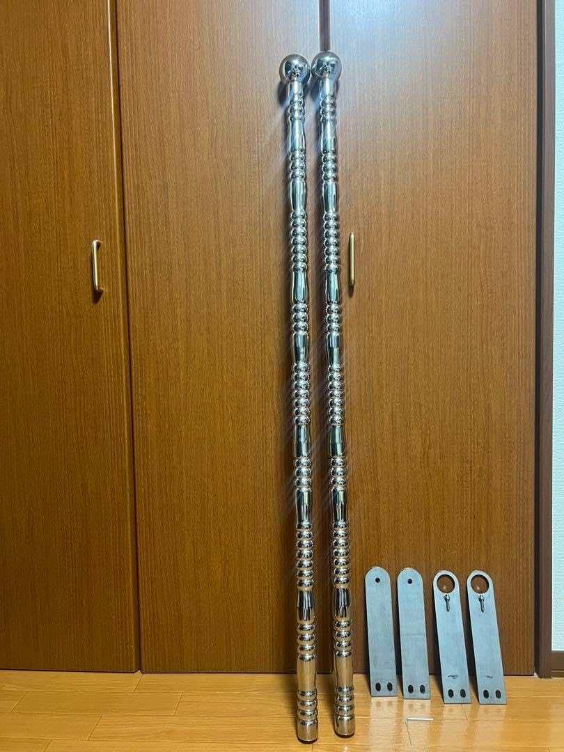 ステンレス旗棒 コーナーポール38φ 汎用 ステンレス 旗棒